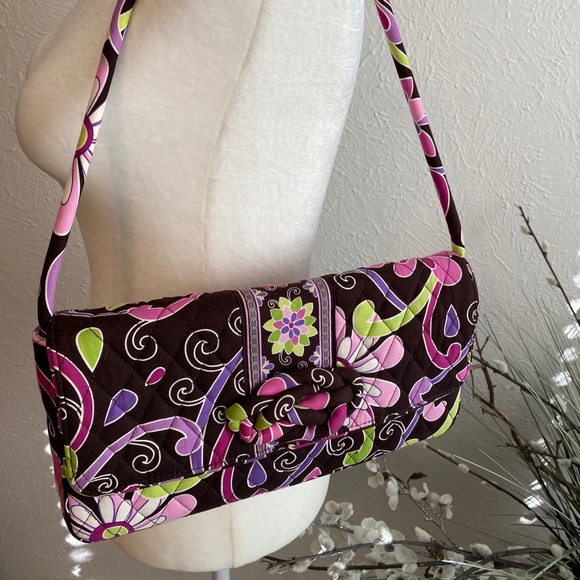 Vera Bradley structured shoulder bag - Picture 1 of 9